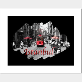 Istiklal Street in Istanbul Posters and Art